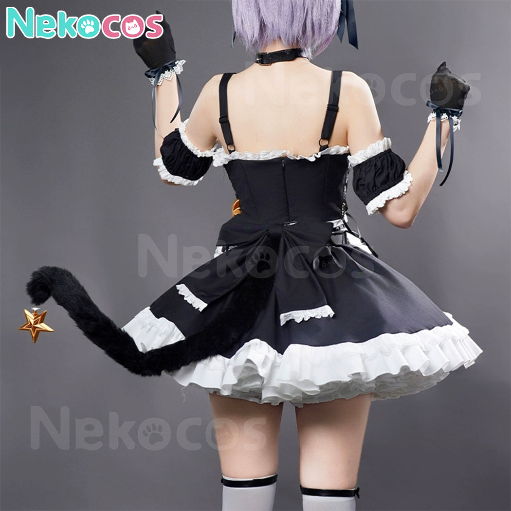 【Nekocos】Anime Suzumiya Haruhi no Yuuutsu Cosplay Yuki Nagato Cosplay Costume Premium Edition | In Stock