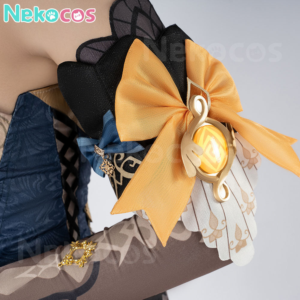 【Nekocos】Game Genshin Impact Cosplay Navia Cosplay Costume Premium Edition | In Stock