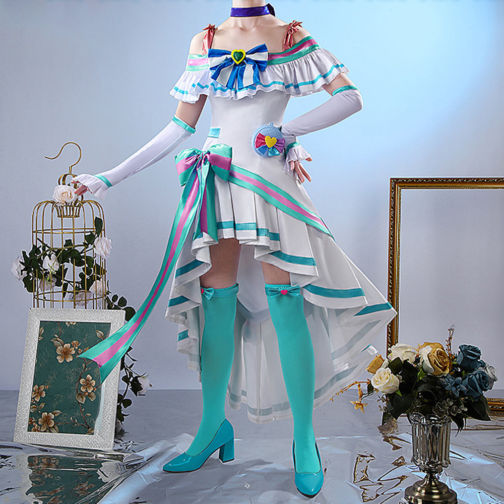 【Nekocos】Anime Pretty Cure Princess Cosplay Nekoyashiki Mayu Cosplay Costume Premium Edition | Custom-Tailor