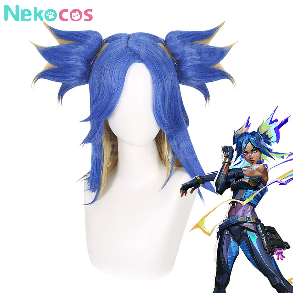 【Nekocos】Game Valorant Cosplay Neon Cosplay Wig | In Stock