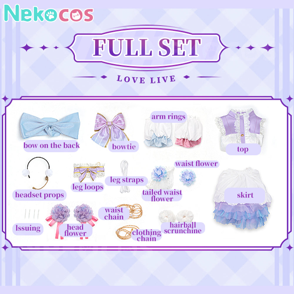 【Nekocos】Anime Love Live! School Idol Project Cosplay Nico Yazawa Cosplay Costume | In Stock