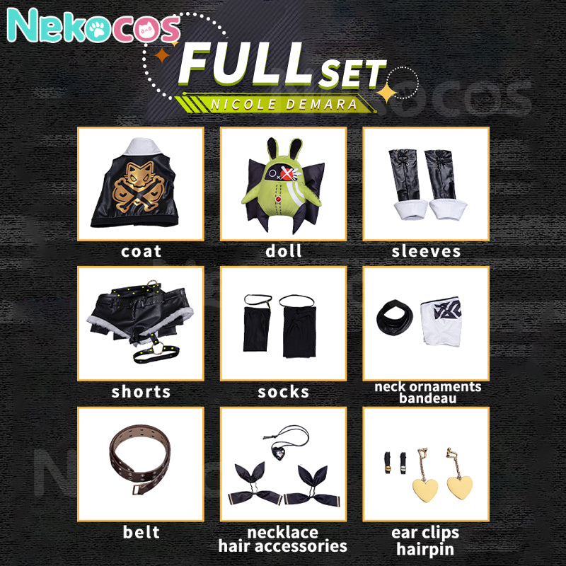 【Nekocos】Game Zenless Zone Zero Cosplay Nicole Demara Cosplay Costume Premium Edition | In Stock