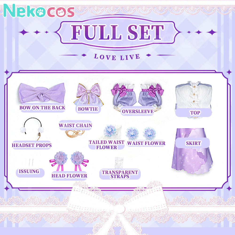 【Nekocos】Anime Love Live! School Idol Project Cosplay Nozomi Tojo Cosplay Costume | In Stock