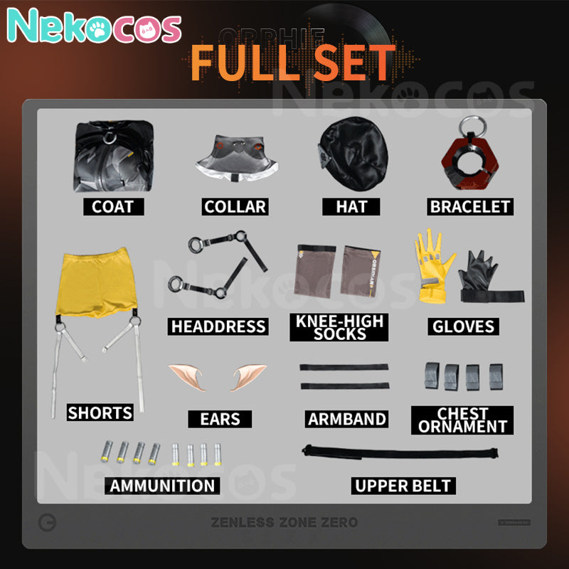 【Nekocos】Game Zenless Zone Zero Cosplay Orphie Cosplay Costume Premium Edition | Pre-Sale