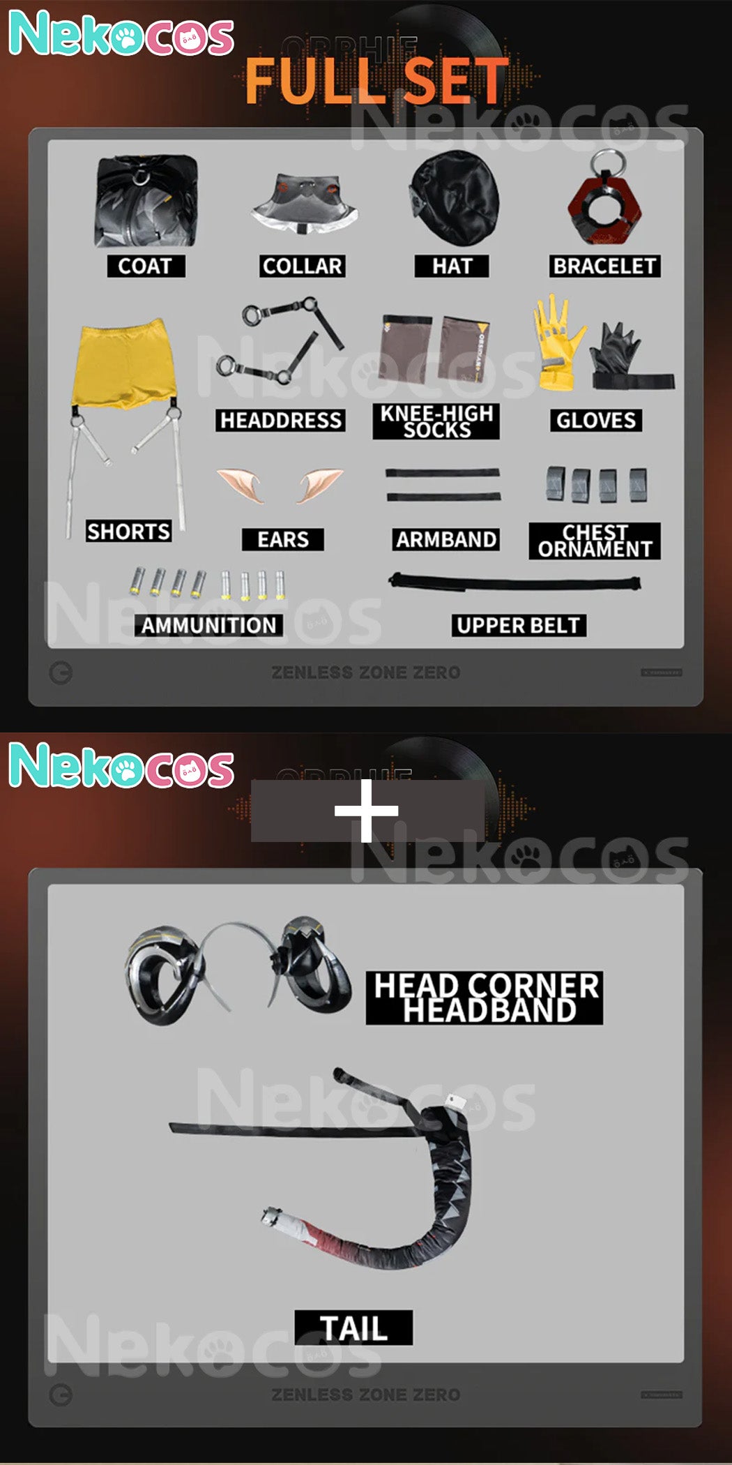 【Nekocos】Game Zenless Zone Zero Cosplay Orphie Cosplay Costume Premium Edition | In Stock