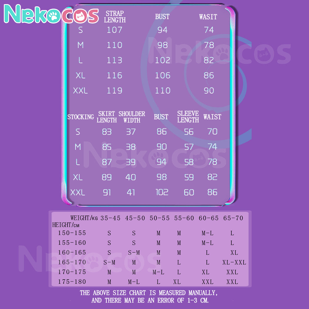 【Nekocos】Anime Panty & Stocking with Garterbelt Cosplay Panty & Stocking Cosplay Costume | In Stock