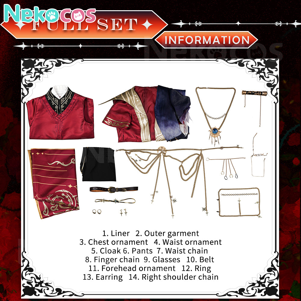 【Nekocos】Game Identity Ⅴ Cosplay Philippe Cosplay Costume Premium Edition | Pre-Sale