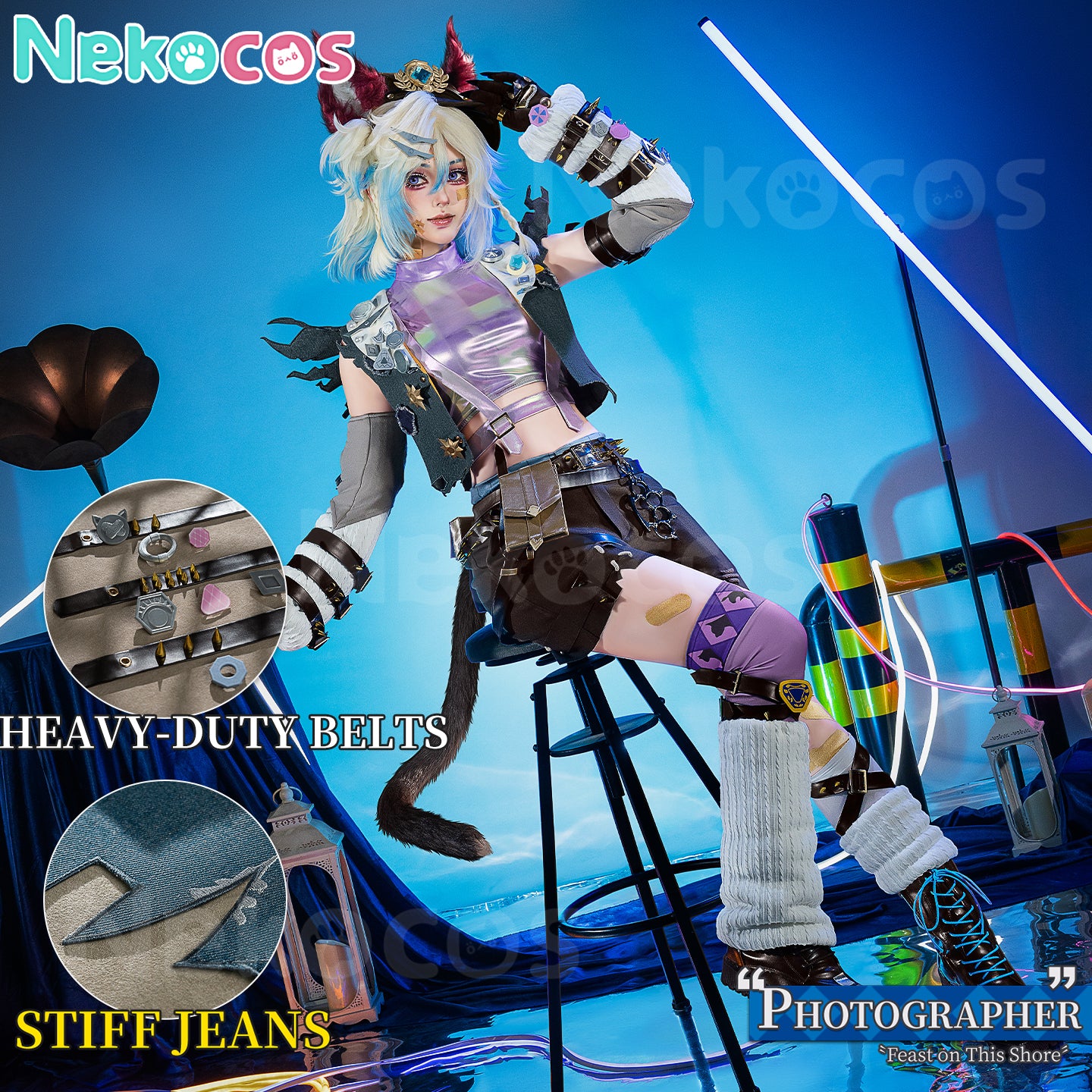 【Nekocos】Game Identity V Cosplay Lanternist Cosplay Costume Premium Edition | Custom-Tailor