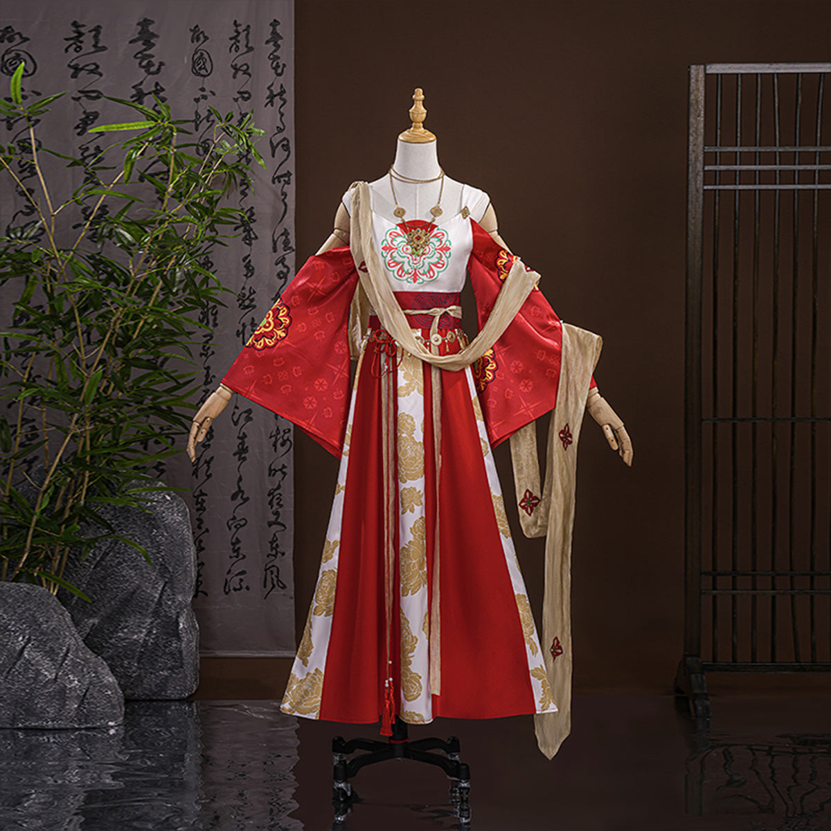 【Nekocos】Game Where Winds Meet Cosplay Pipa Spirit Cosplay Costume | Custom-Tailor