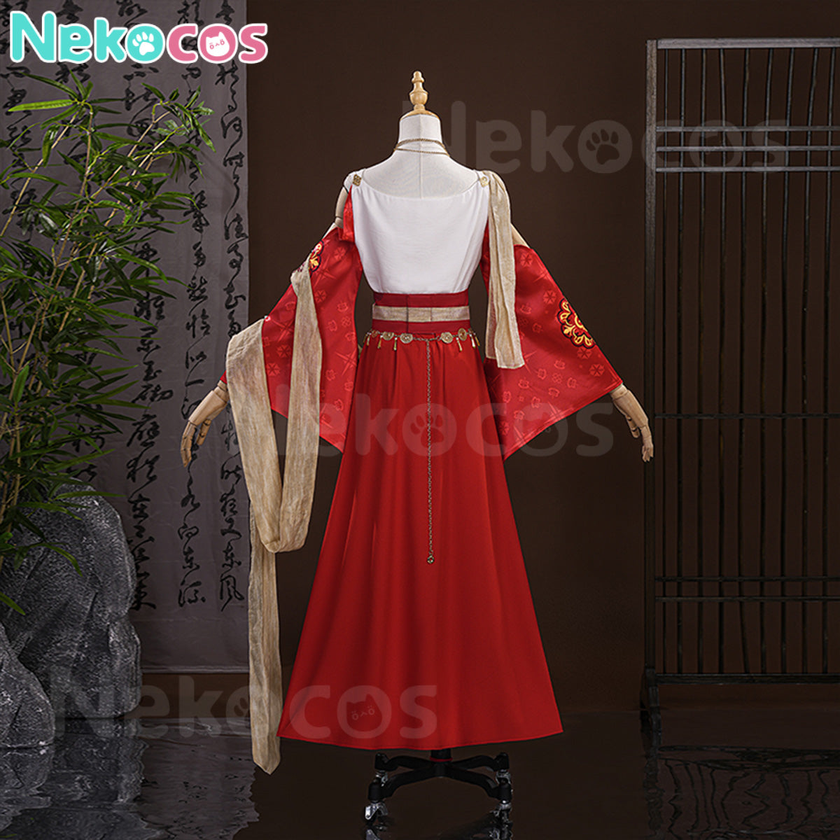 【Nekocos】Game Where Winds Meet Cosplay Pipa Spirit Cosplay Costume | Custom-Tailor