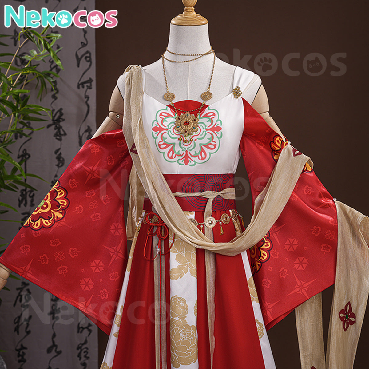 【Nekocos】Game Where Winds Meet Cosplay Pipa Spirit Cosplay Costume | Custom-Tailor
