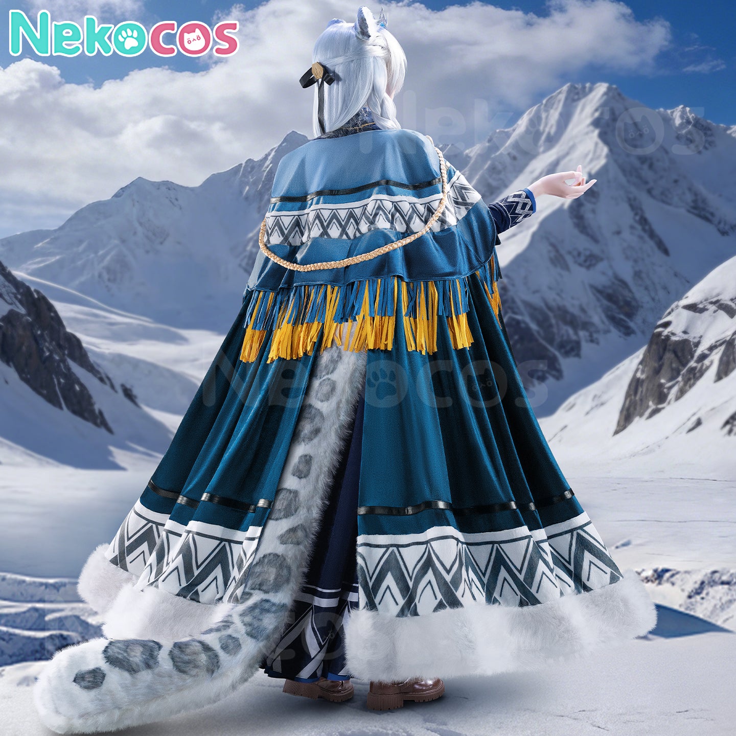 【Nekocos】Game Arknights Cosplay Pramanix the Prerita Cosplay Costume Premium Edition | Custom-Tailor