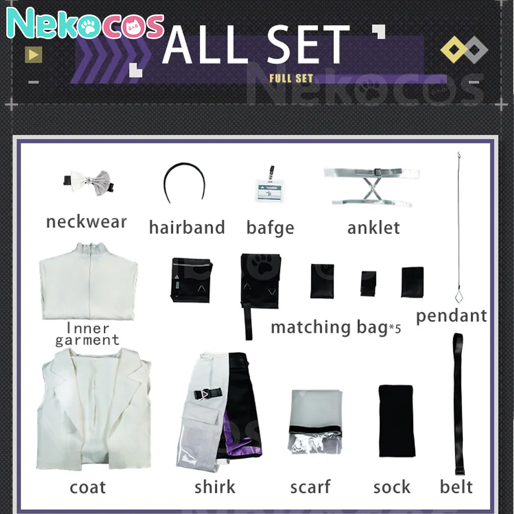 【Nekocos】Game Arknights Cosplay Priestess Cosplay Costume Premium Edition | Custom-Tailor