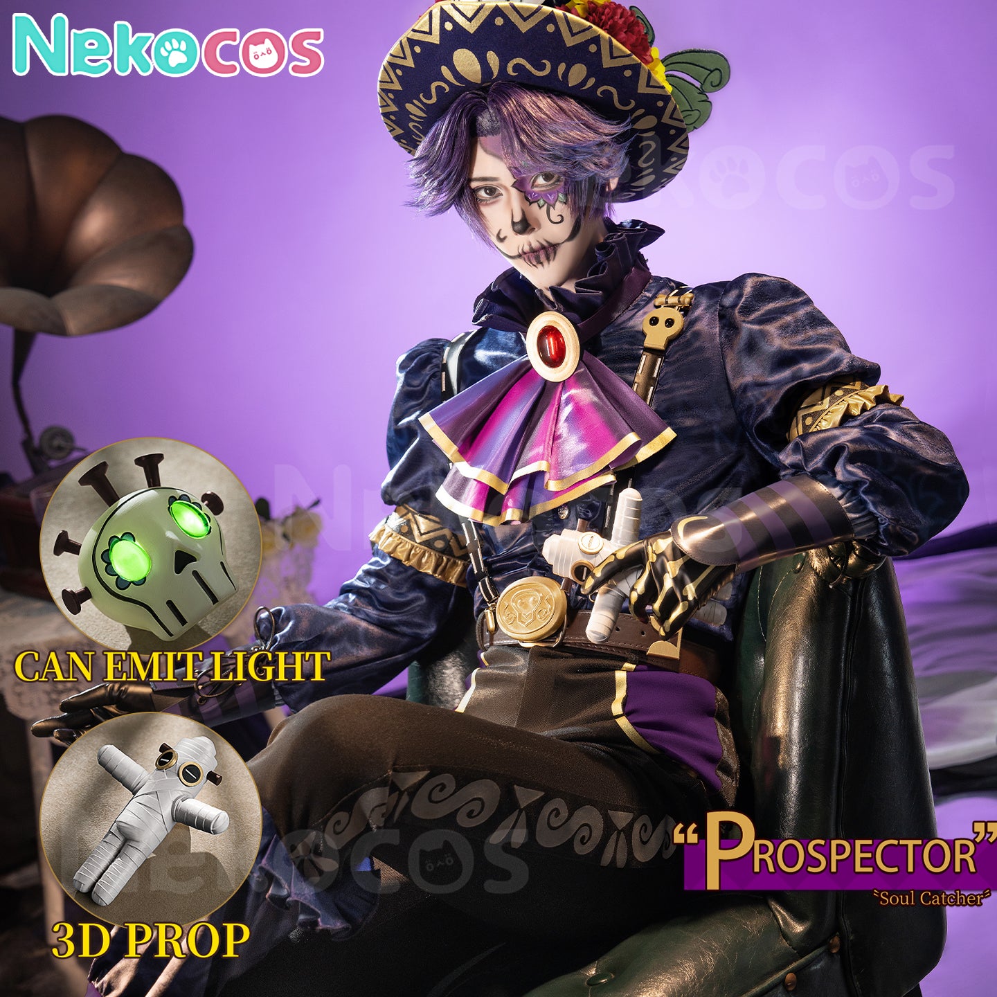 【Nekocos】Game Identity Ⅴ Cosplay Prospector Cosplay Costume Premium Edition | Custom-Tailor