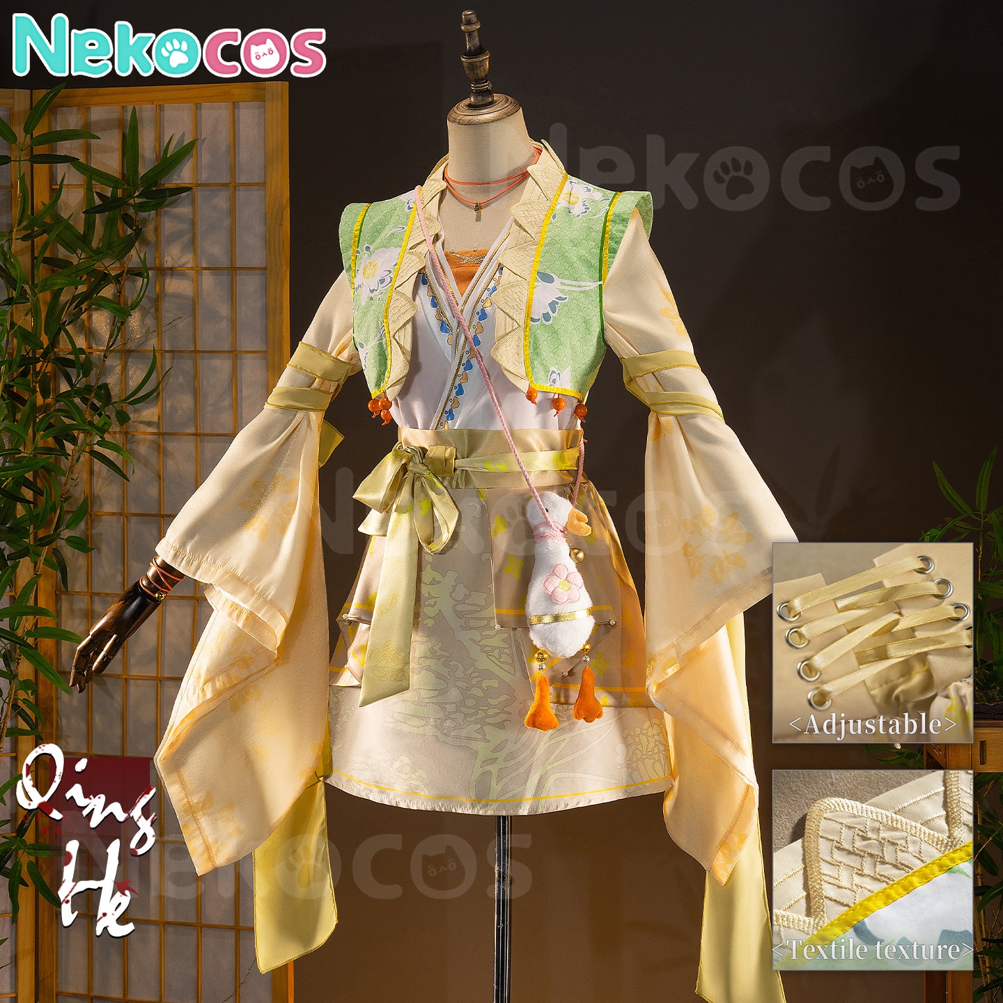 【Nekocos】Game Where Winds Meet Cosplay Qinghe Cosplay Costume | Custom-Tailor