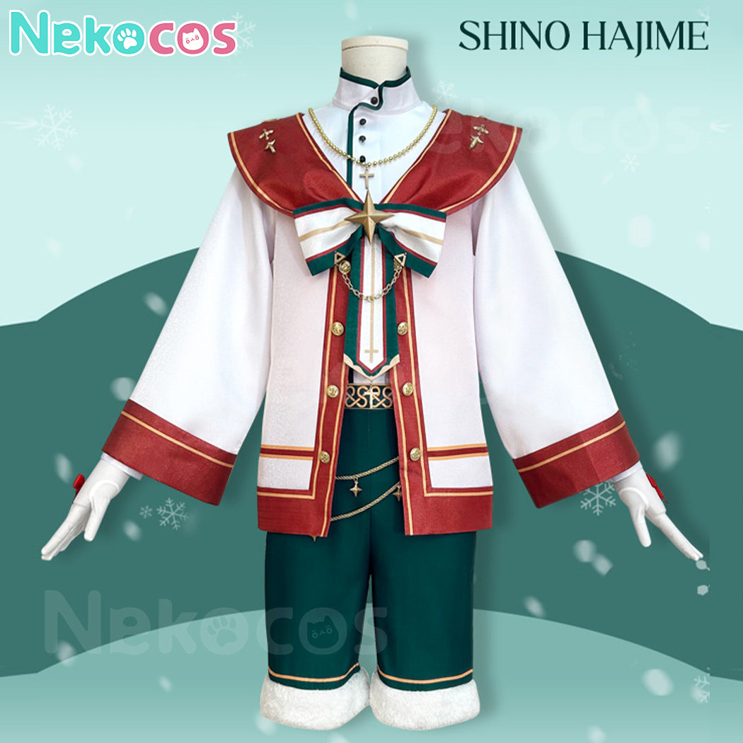 【Nekocos】Game Ensemble Stars Cosplay Christmas Hajime Shino/Hikaru Tenma/Naru Mitsurugi/Tomoya Mashiro Cosplay Costume | Custom-Tailor