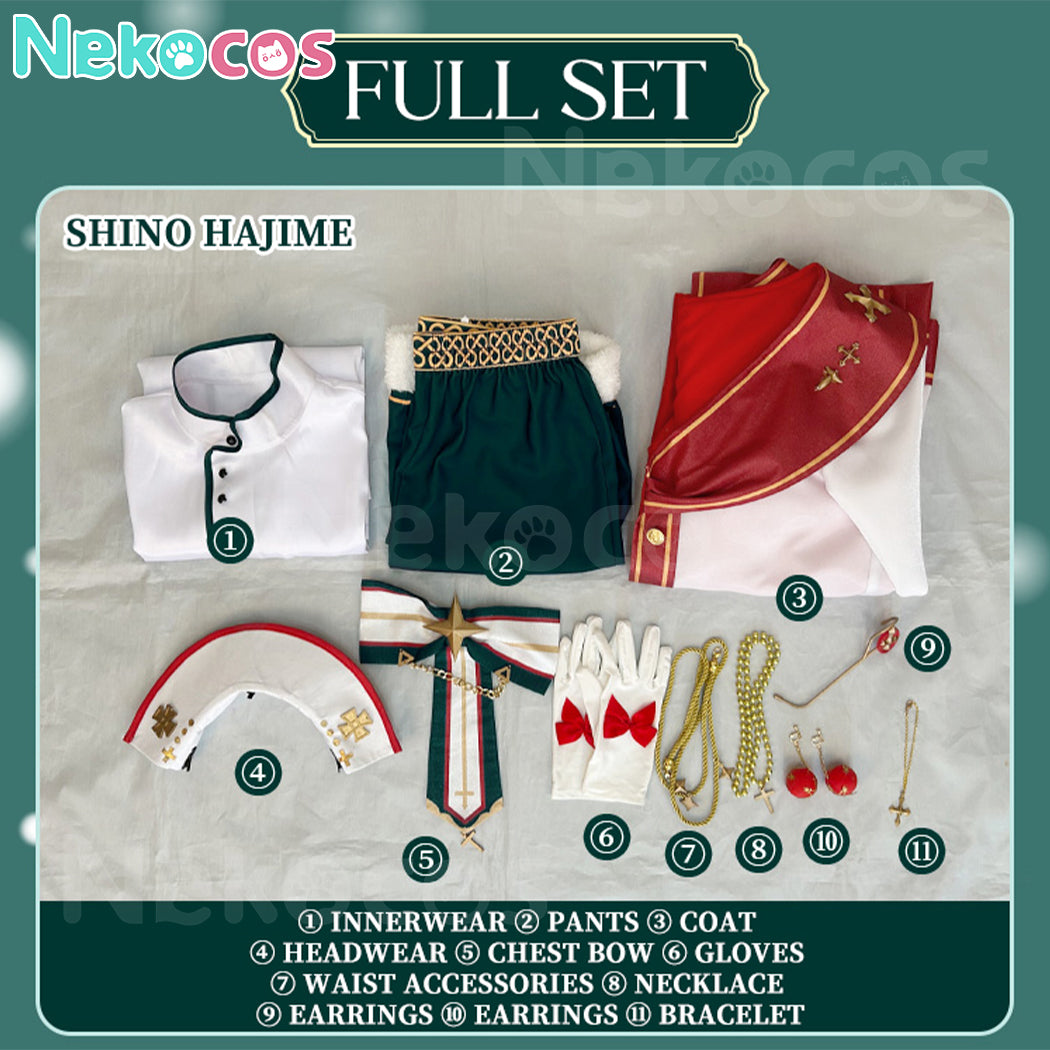 【Nekocos】Game Ensemble Stars Cosplay Christmas Hajime Shino/Hikaru Tenma/Naru Mitsurugi/Tomoya Mashiro Cosplay Costume | Custom-Tailor