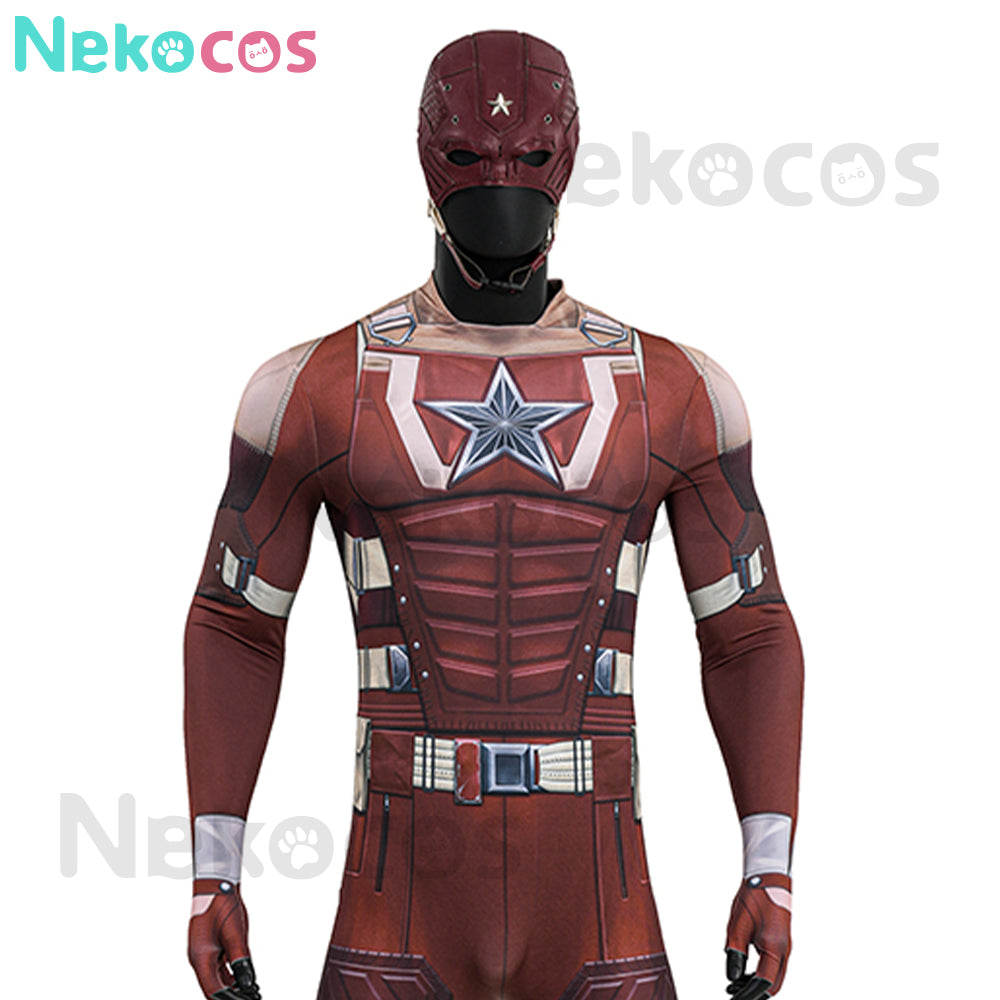 【Nekocos】Movie Cosplay Red Guardial Cosplay Costume | Custom-Tailor