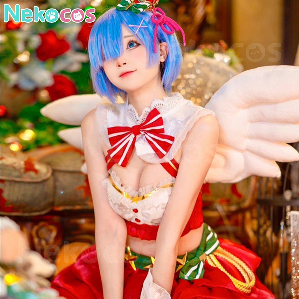 【Nekocos】Anime Re Zero Cosplay Rem Christmas Cosplay Costume | In Stock