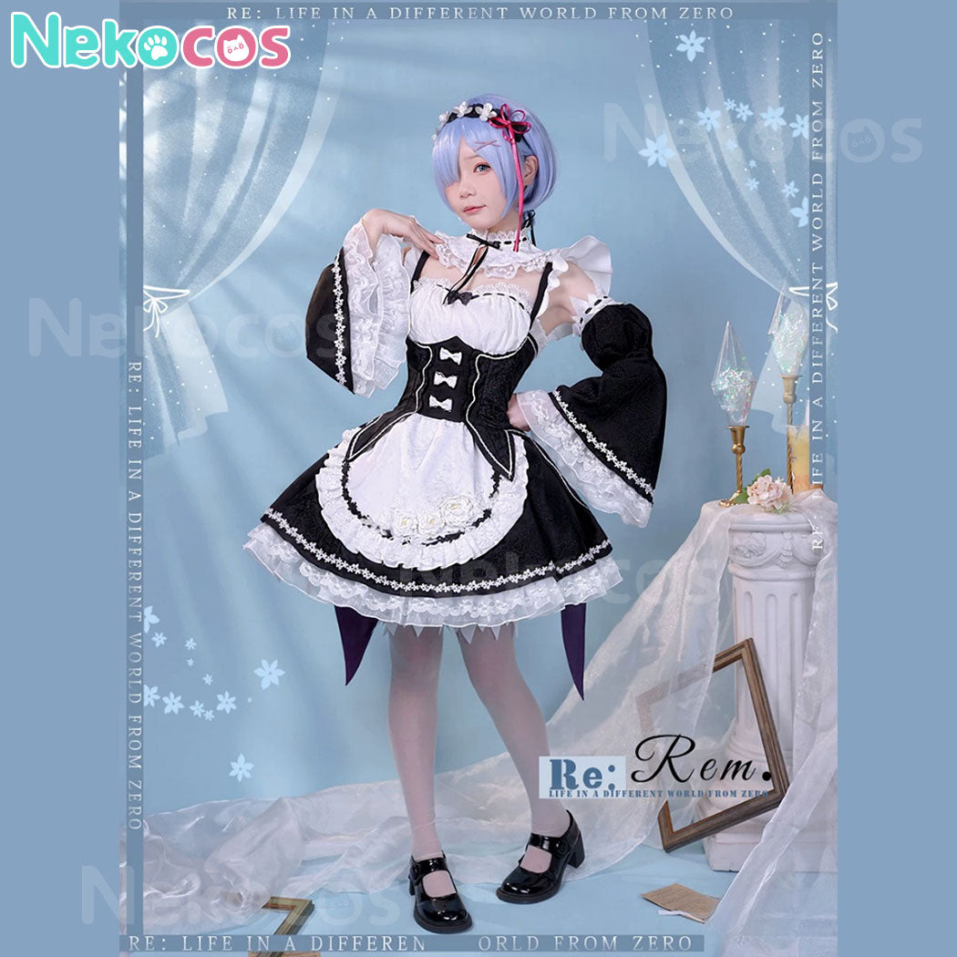 Re Zero Rem Cosplay Costume - Premium Custom EditionAnime,Costume,Re Zero