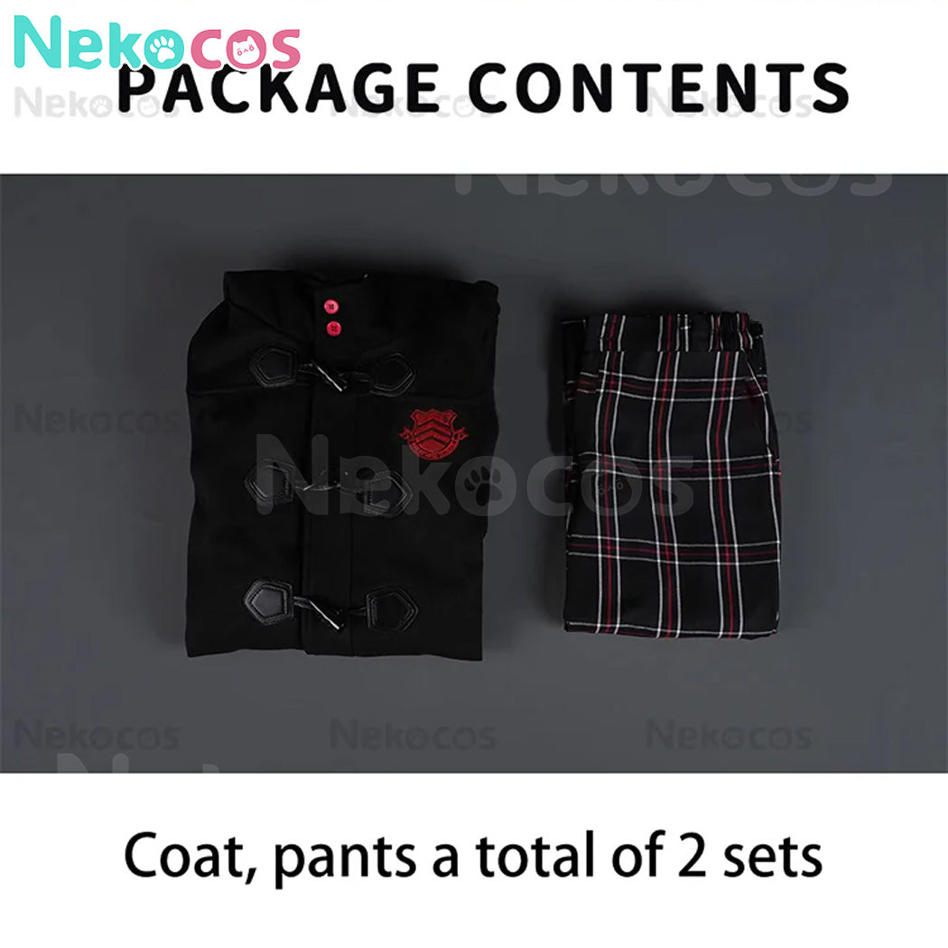 【Nekocos】Game Persona 5 Cosplay Ren Amamiya Winter Coat Cosplay Costume | In Stock