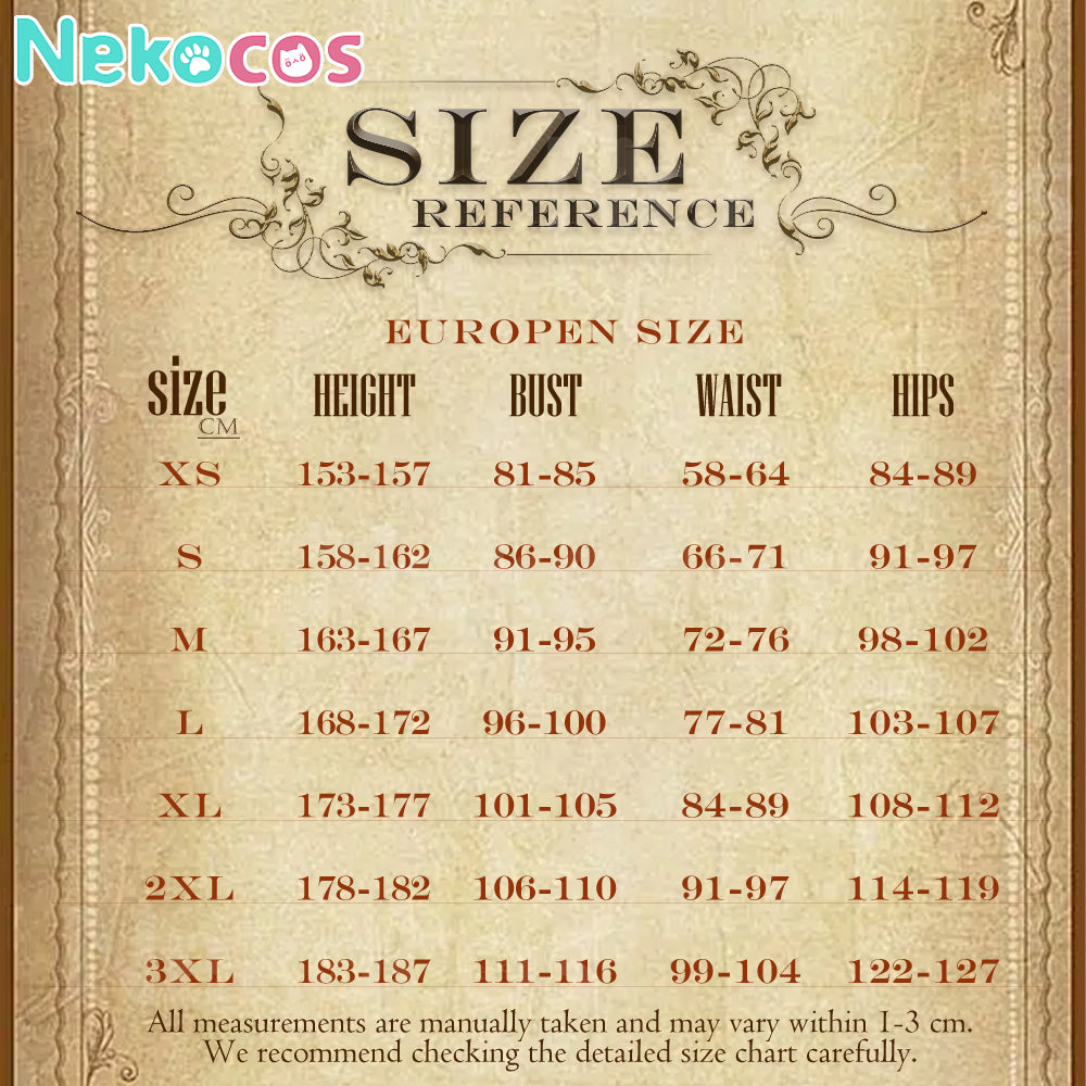 【Nekocos】Movie Cosplay Costume Halloween Cape Standard Collar Custom Christmas Cosplay Costume | Custom-Tailor