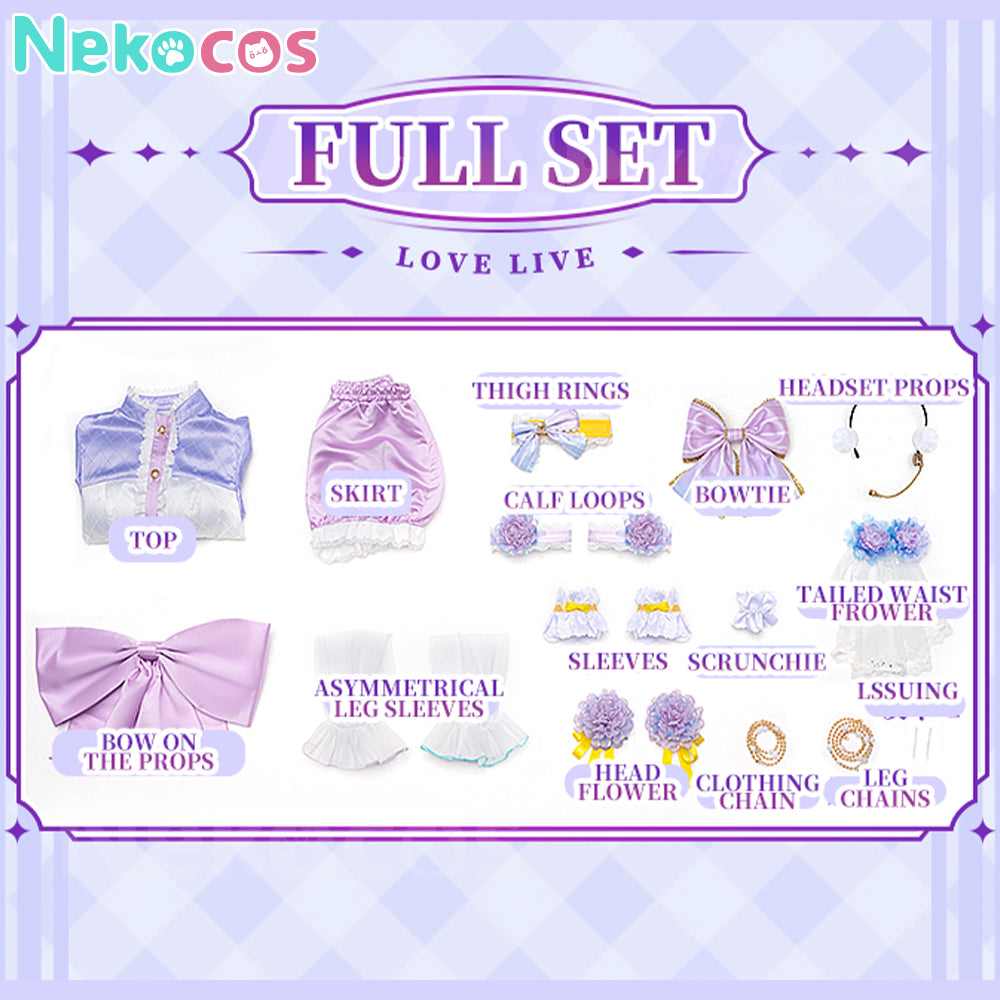【Nekocos】Anime Love Live! School Idol Project Cosplay Rin Hoshizora Cosplay Costume | In Stock