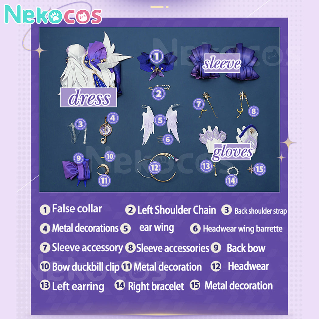 【Nekocos】Game Honkai: Star Rail Cosplay Robin Cosplay Costume Premium Edition | Custom-Tailor