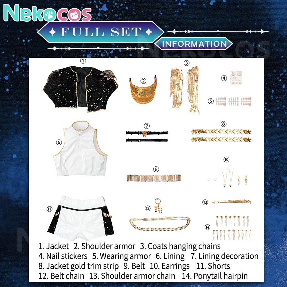 【Nekocos】Anime KPop Demon Hunters Cosplay Rumi Cosplay Costume | Custom-Tailor