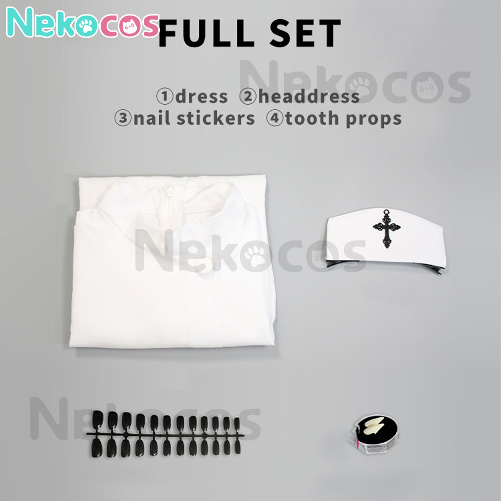 【Nekocos】Anime Call of the Night Cosplay Nurse Nazuna Nanakusa Cosplay Costume | In Stock