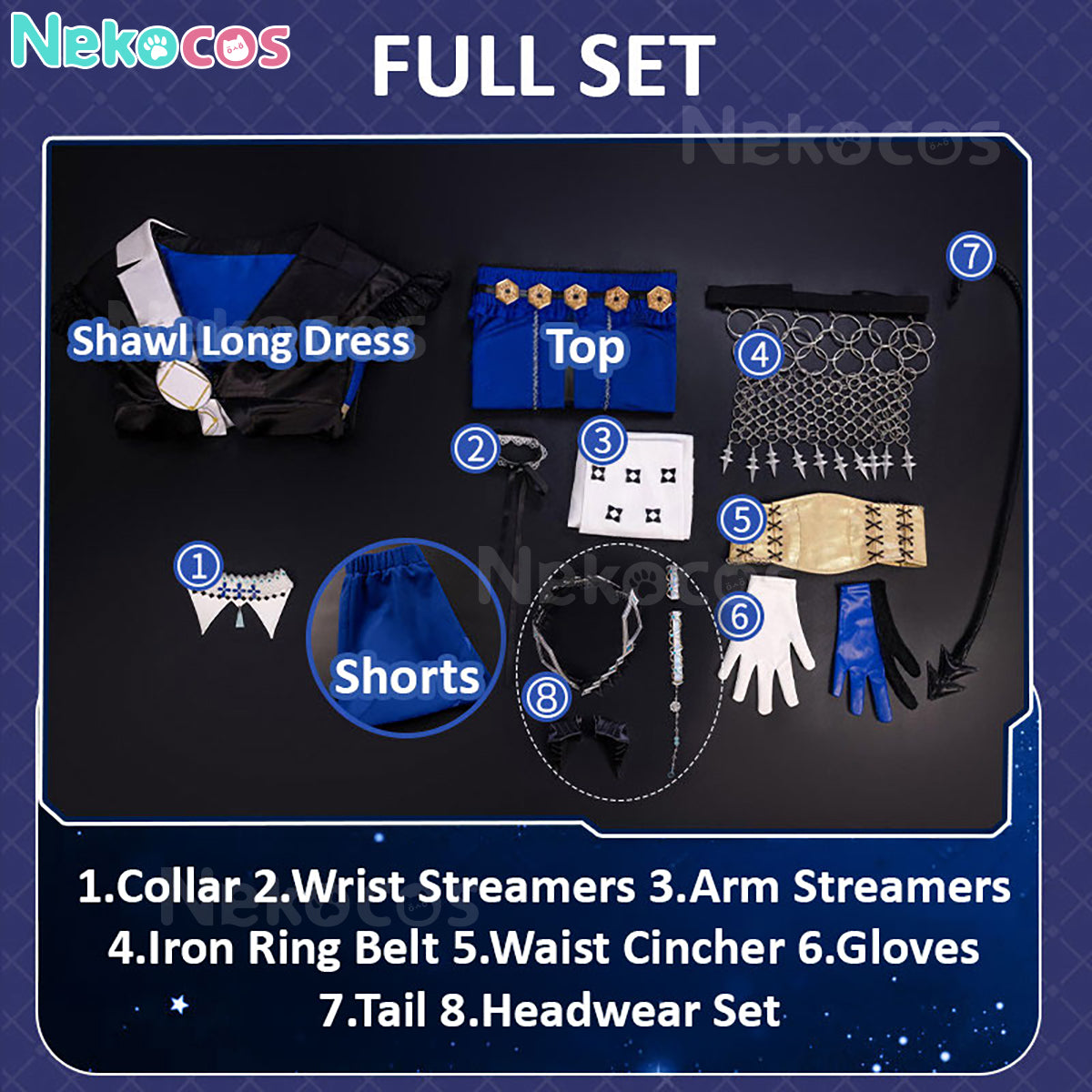 Mostima Arknights Cosplay Costume - Premium Edition In StockArknights,Costume,Game