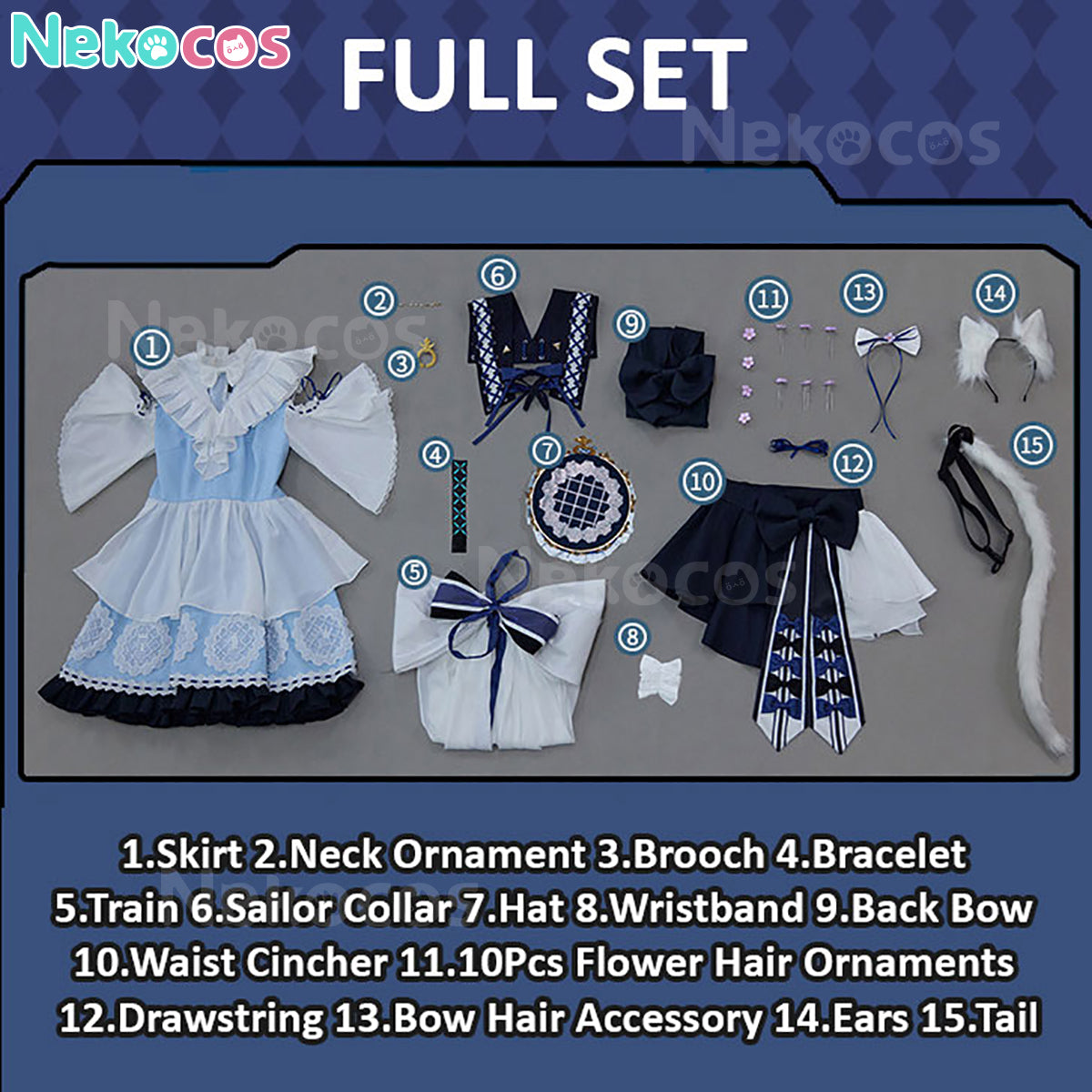 Arknights Rosmontis Cosplay Costume - Custom Tailored EleganceArknights,Costume,Game