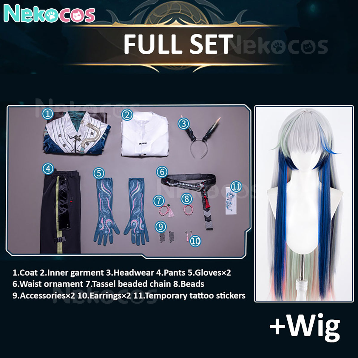 Arknights Yi Cosplay Costume - Premium Custom EditionArknights,Costume,Game