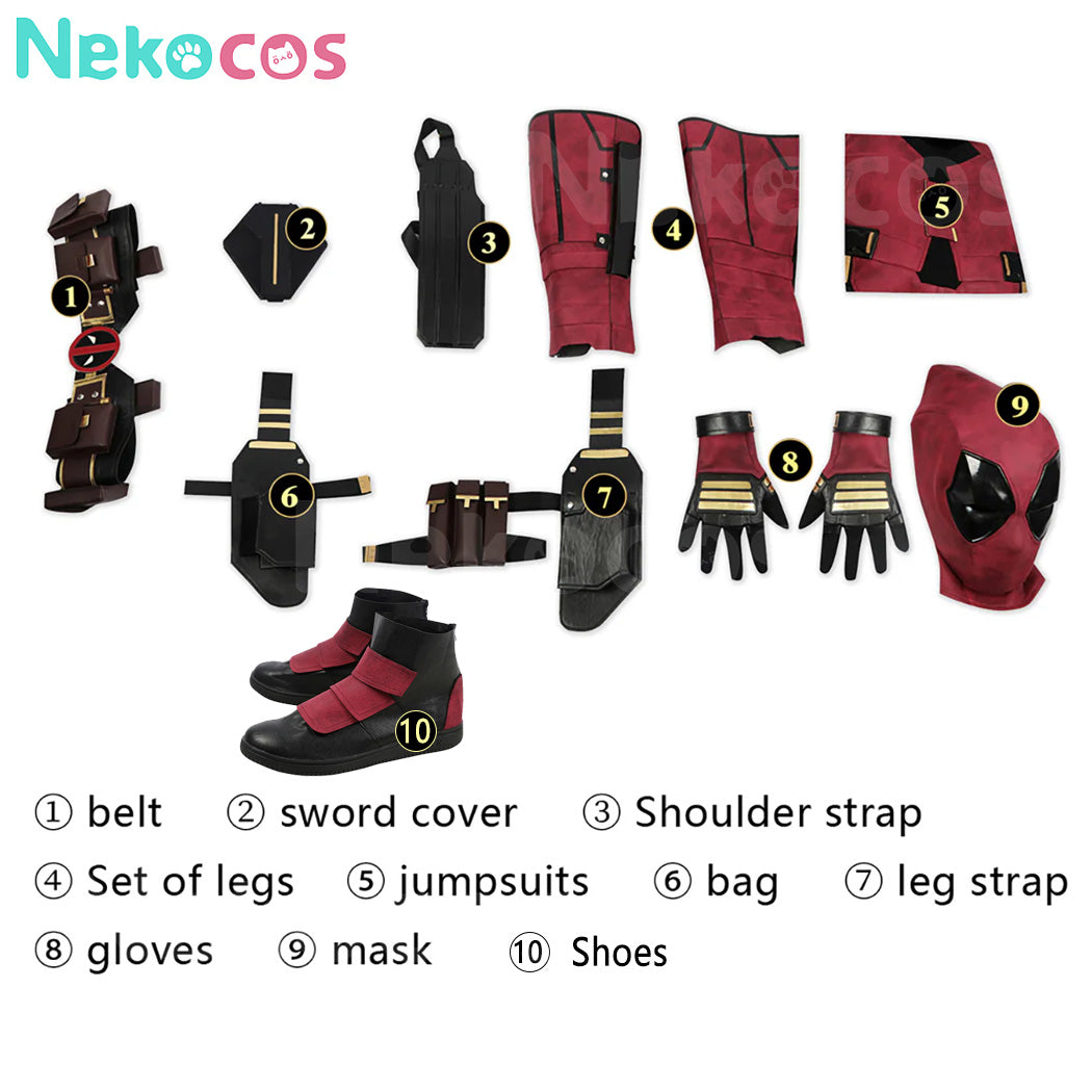 【Nekocos】Movie Cosplay Costume Halloween Cape Standard Collar Custom Christmas Cosplay Costume | Custom-Tailor