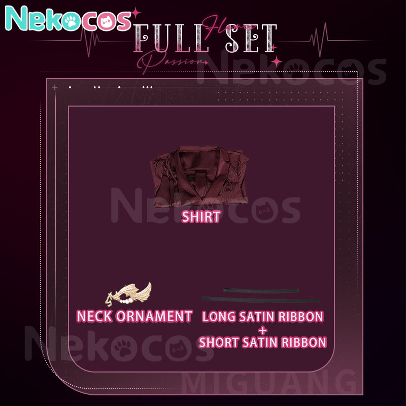 【Nekocos】Game Love and Deepspace Cosplay Passionate Flames: Sleepless Cosplay Costume Premium Edition | In Stock