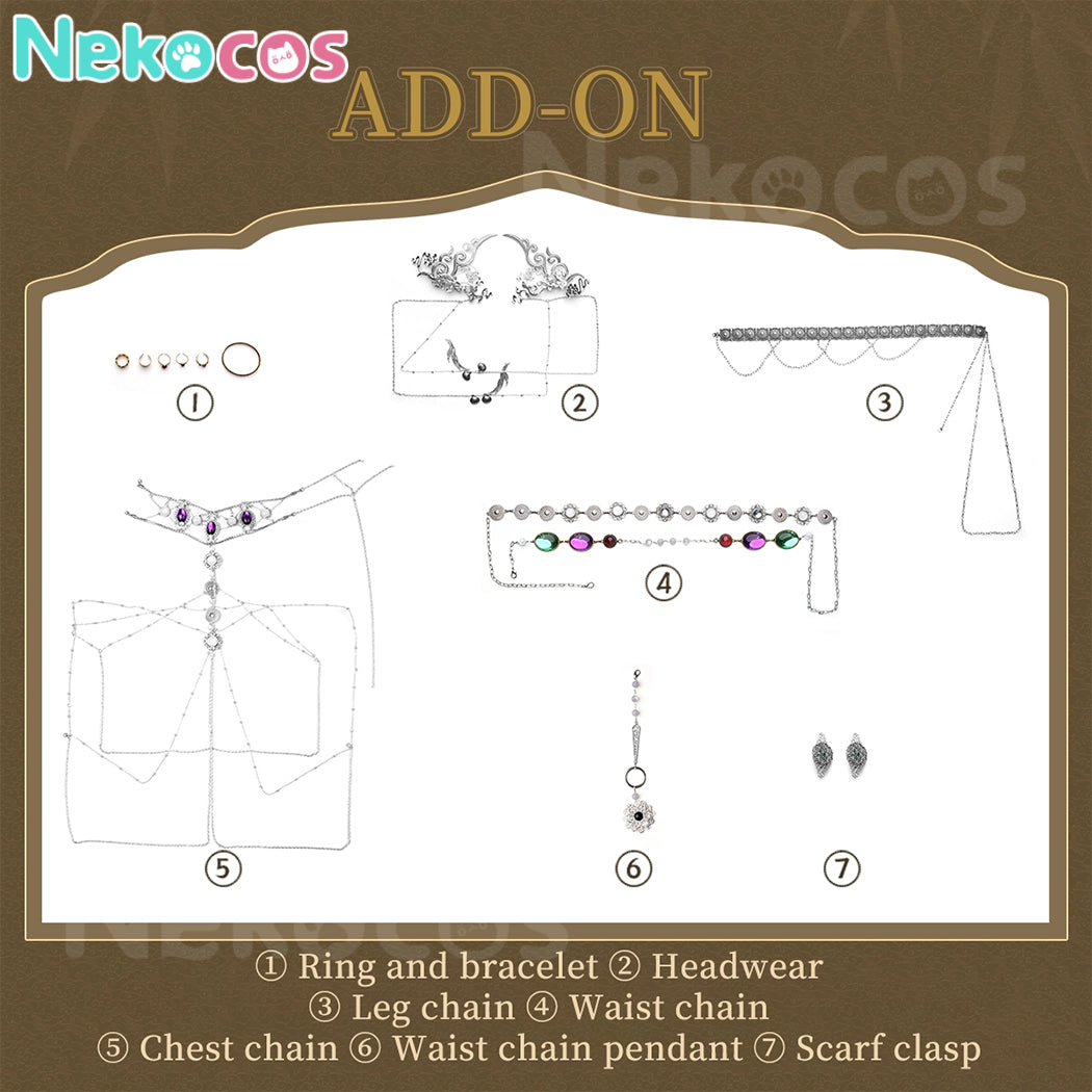【Nekocos】Game Where Winds Meet Cosplay Floral Reverie Cosplay Costume | Custom-Tailor