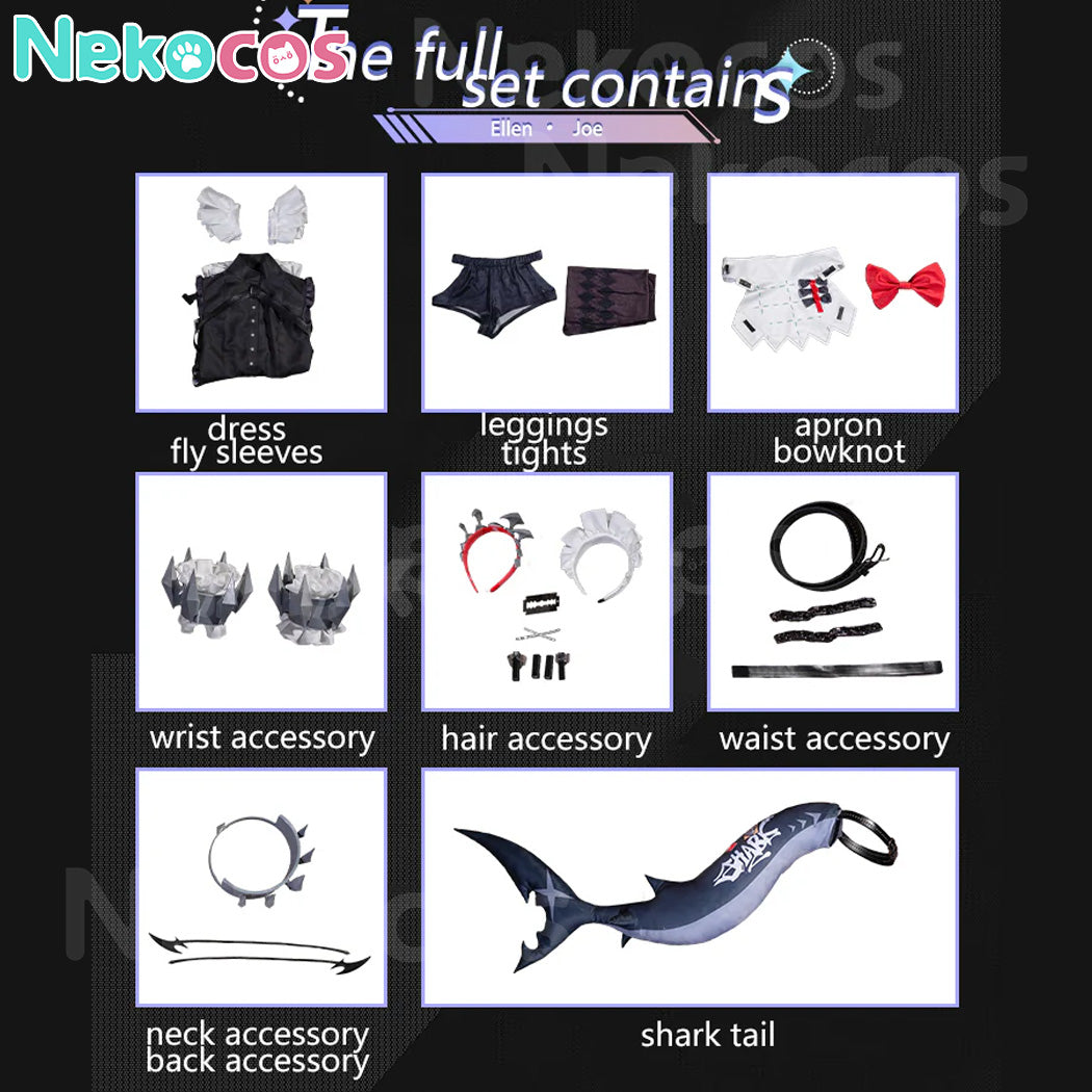 【Nekocos】Game Zenless Zone Zero Cosplay Ellen Joe Cosplay Costume Premium Edition | In Stock