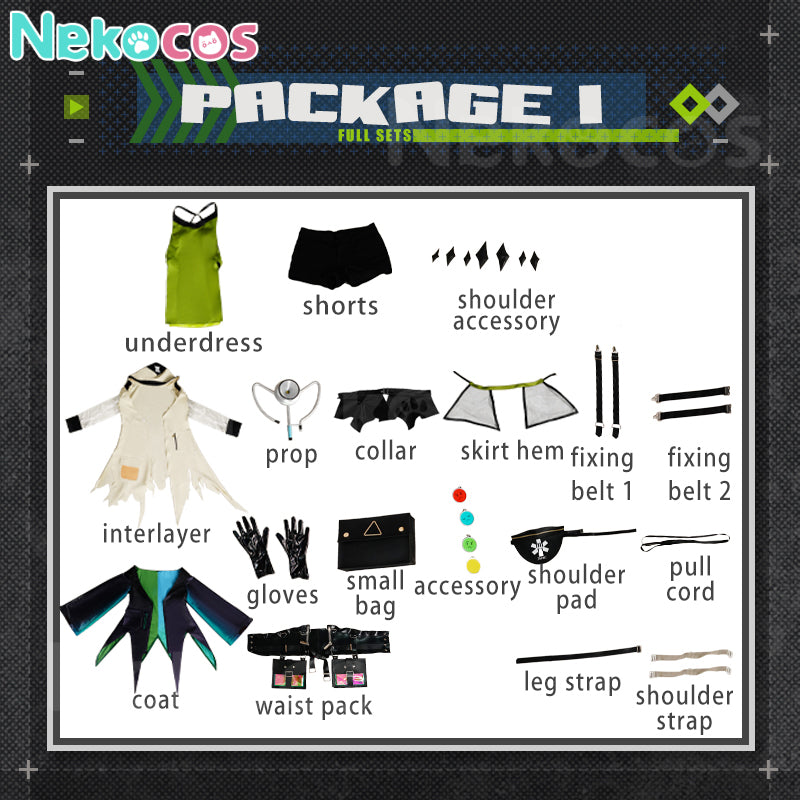 【Nekocos】Game Arknights Cosplay Mon3tr Cosplay Costume Premium Edition | In Stock