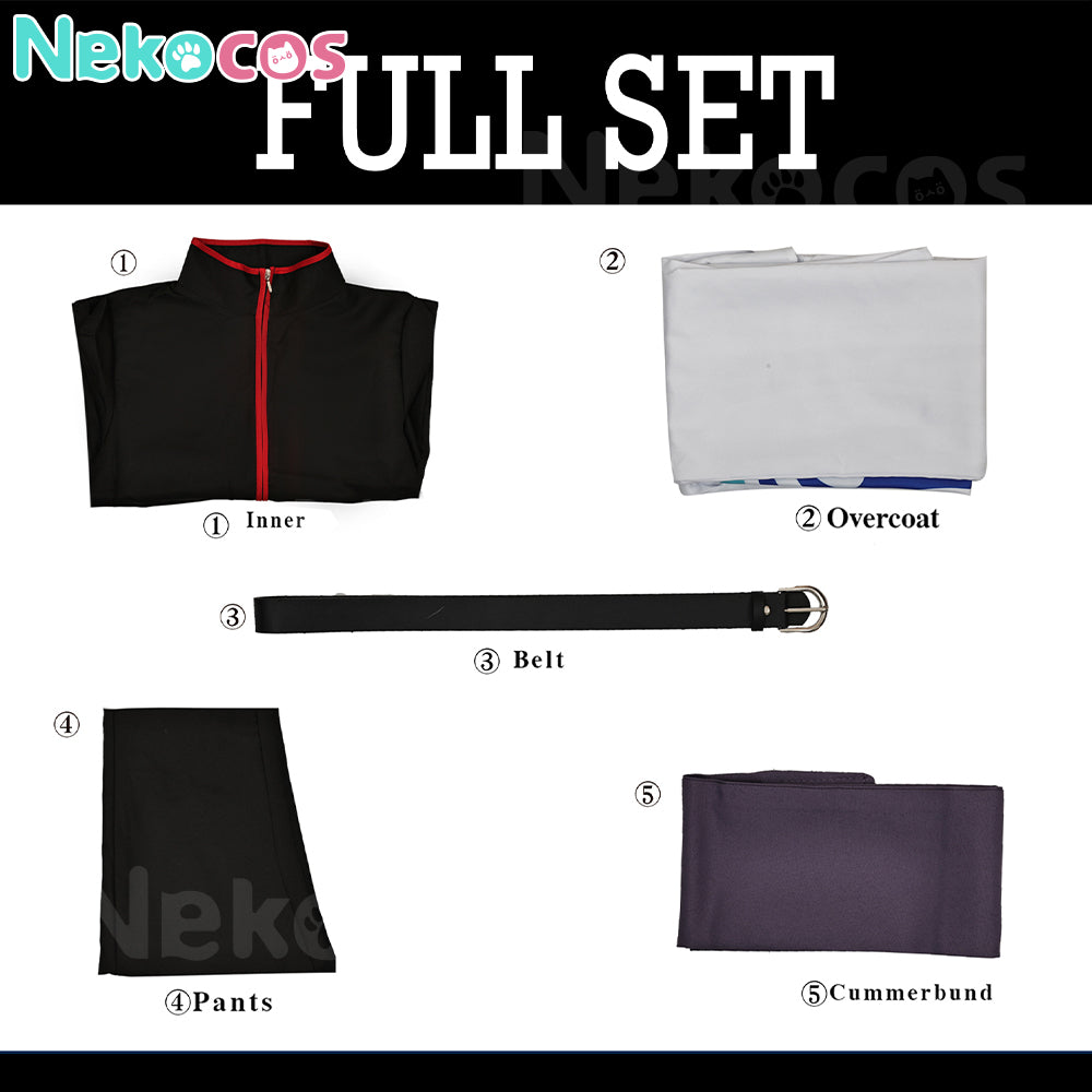 【Nekocos】Anime Gin Tama Cosplay Sakata Gintoki Cosplay Costume | In Stock