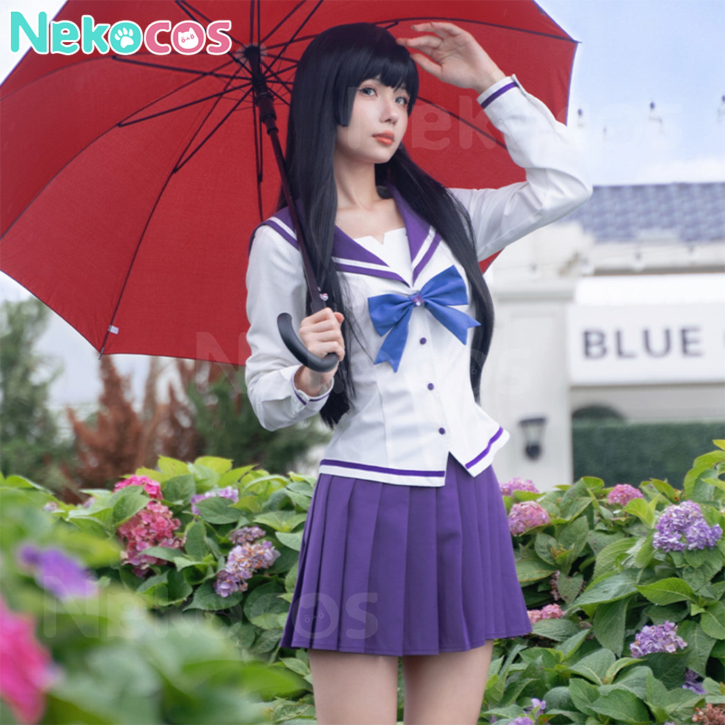 【Nekocos】Anime Sankarea Cosplay Rea Sanka School Uniform Cosplay Costume | In Stock