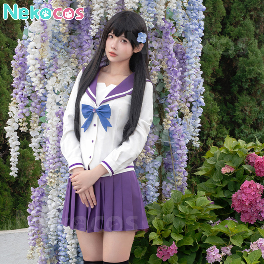 【Nekocos】Anime Sankarea Cosplay Rea Sanka School Uniform Cosplay Costume | In Stock