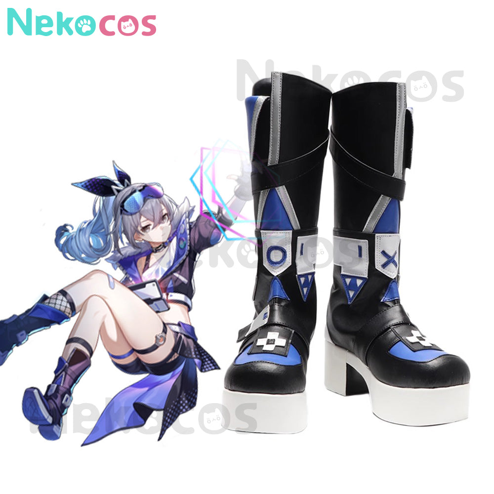 Game Honkai: Star Rail Cosplay Stellaron Hunters Silver Wolf Cosplay Shoes