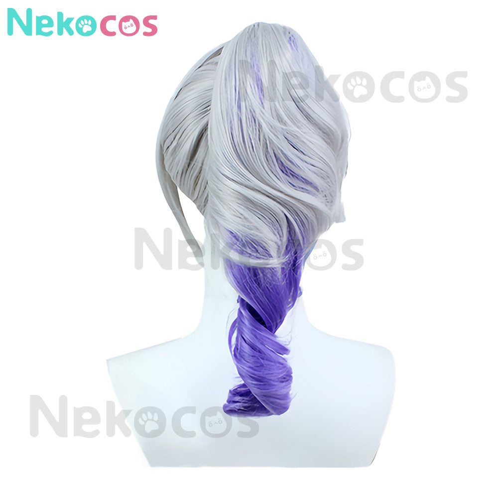 【Nekocos】Game Honkai: Star Rail Cosplay Stellaron Hunters Silver Wolf Cosplay Wig | In Stock