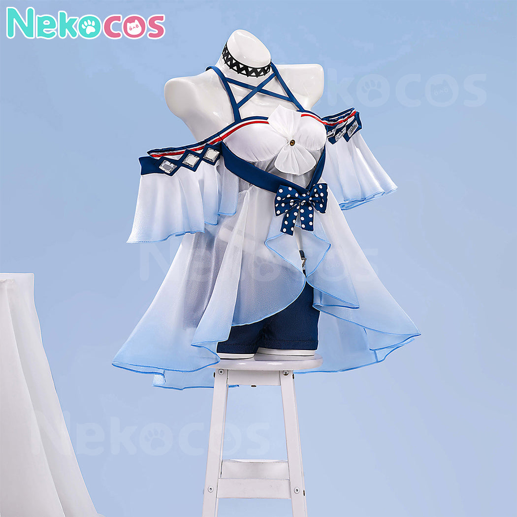 【Nekocos】Game Arknights Cosplay Skadi Swimsuit Cosplay Costume Premium Edition | Custom-Tailor