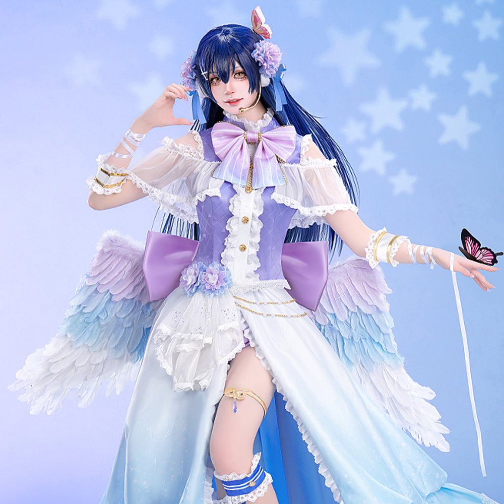 【Nekocos】Anime Love Live! School Idol Project Cosplay Sonoda Umi Cosplay Costume | In Stock