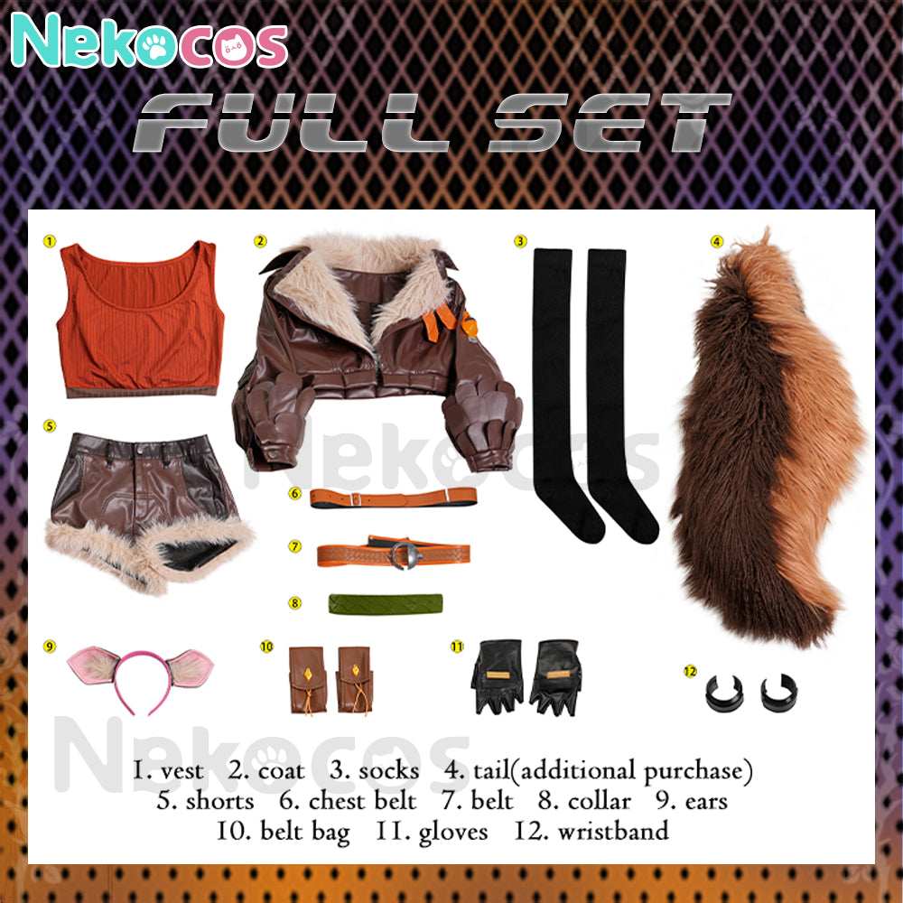 【Nekocos】Game Rivals Squirrel Girl Doreen Green Cosplay Costume | Custom-Tailor