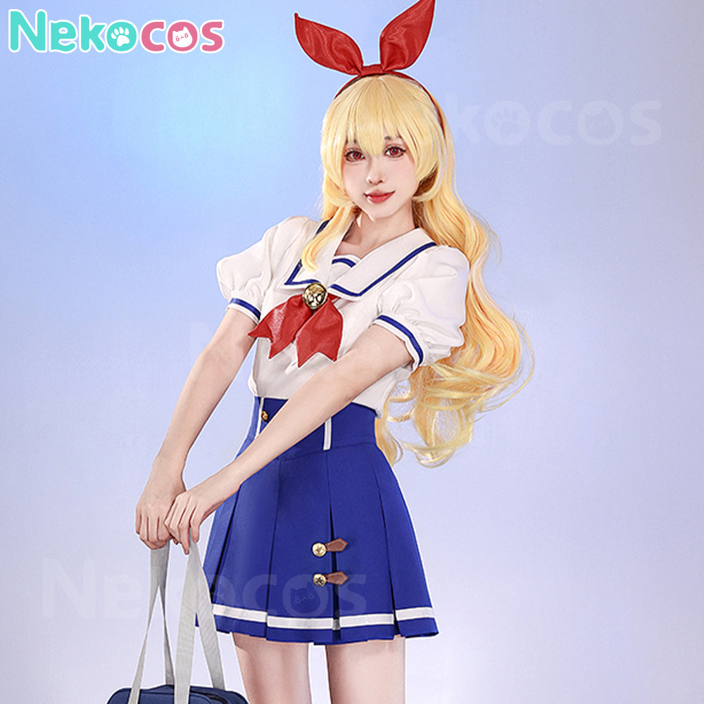 【Nekocos】Anime Aikatsu! Cosplay Summer school uniform Cosplay Costume Premium Edition | In Stock