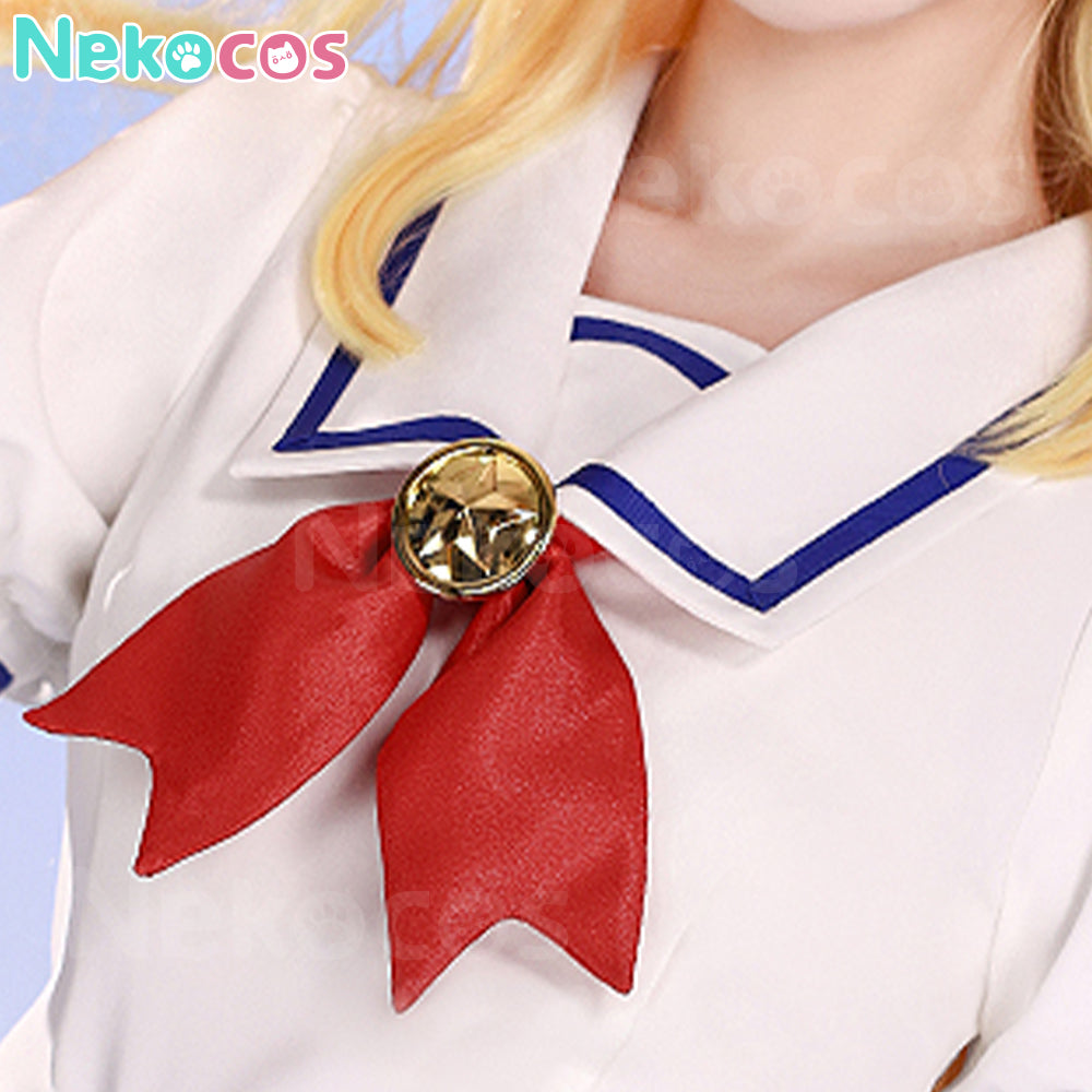 【Nekocos】Anime Aikatsu! Cosplay Summer school uniform Cosplay Costume Premium Edition | In Stock