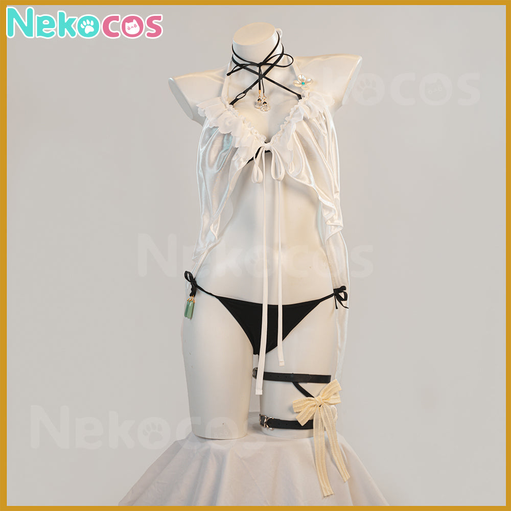 【Nekocos】Game Arknights Cosplay Surtr Swimsuit Cosplay Costume Premium Edition | Custom-Tailor