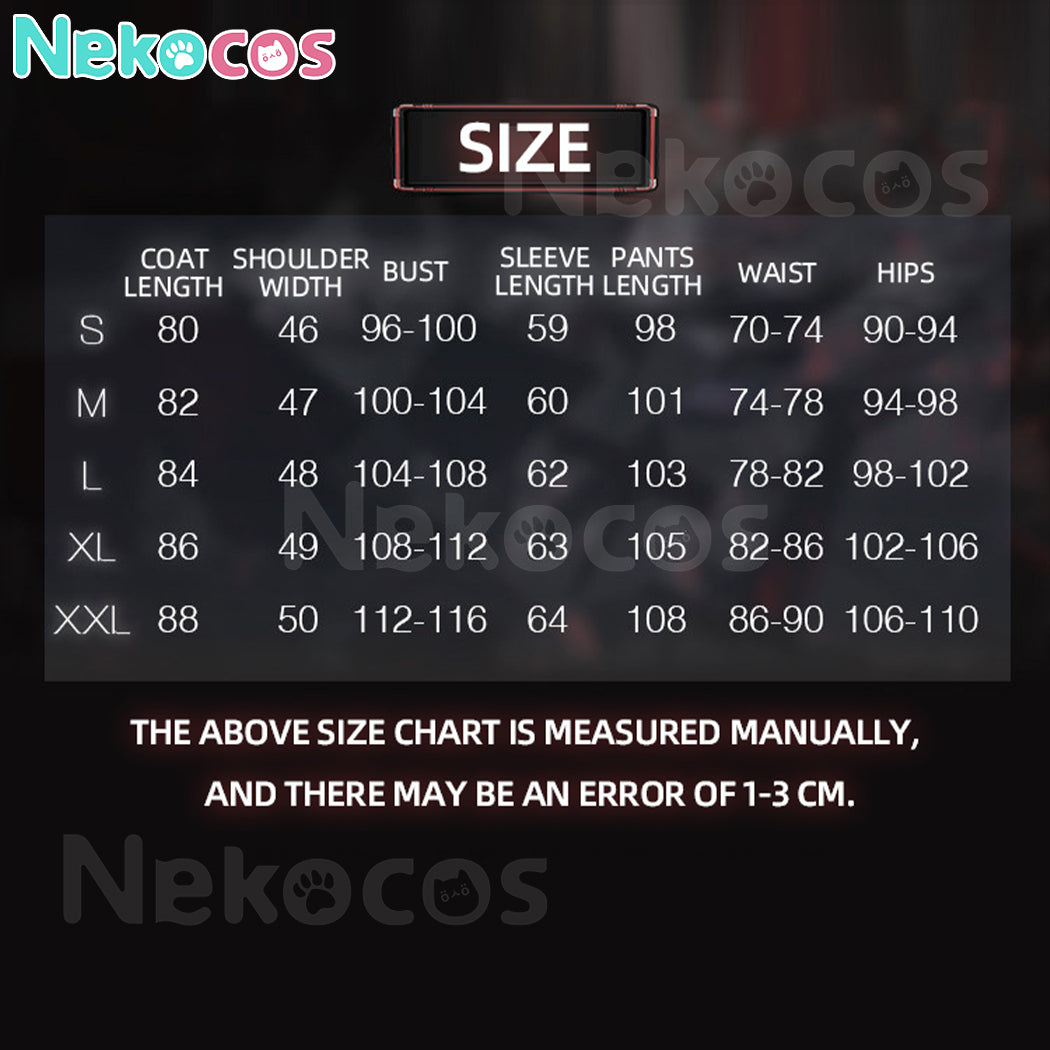 【Nekocos】Game Love and Deepspace Cosplay Sylus Crimson Veil Cosplay Costume | In Stock